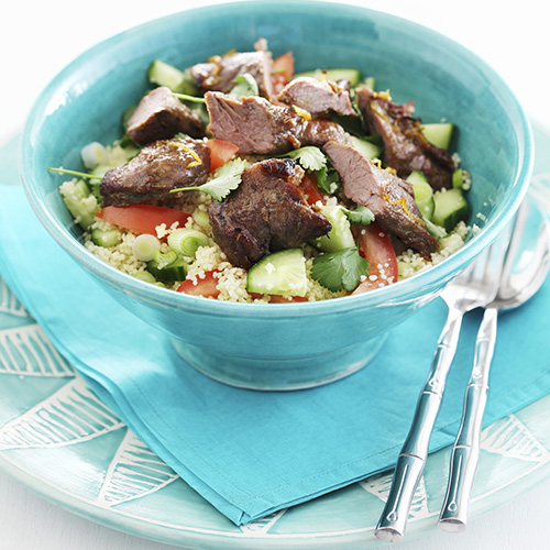 Couscous-Salat mit Rindfleisch