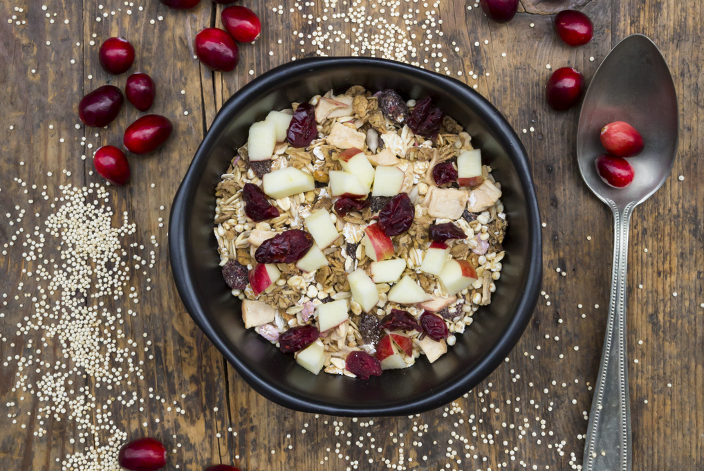 Müesli mit Apfel