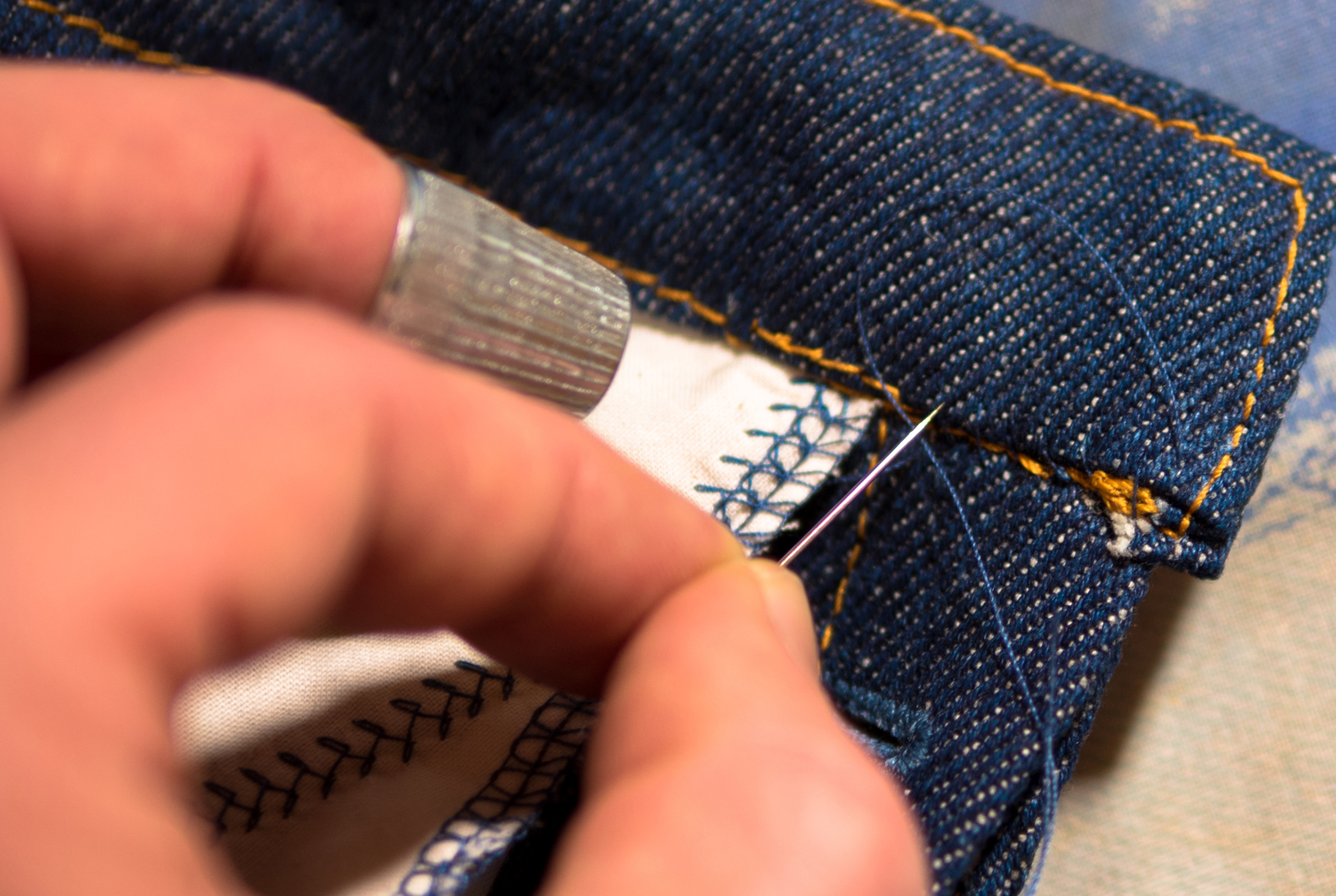 Aiguille et jeans