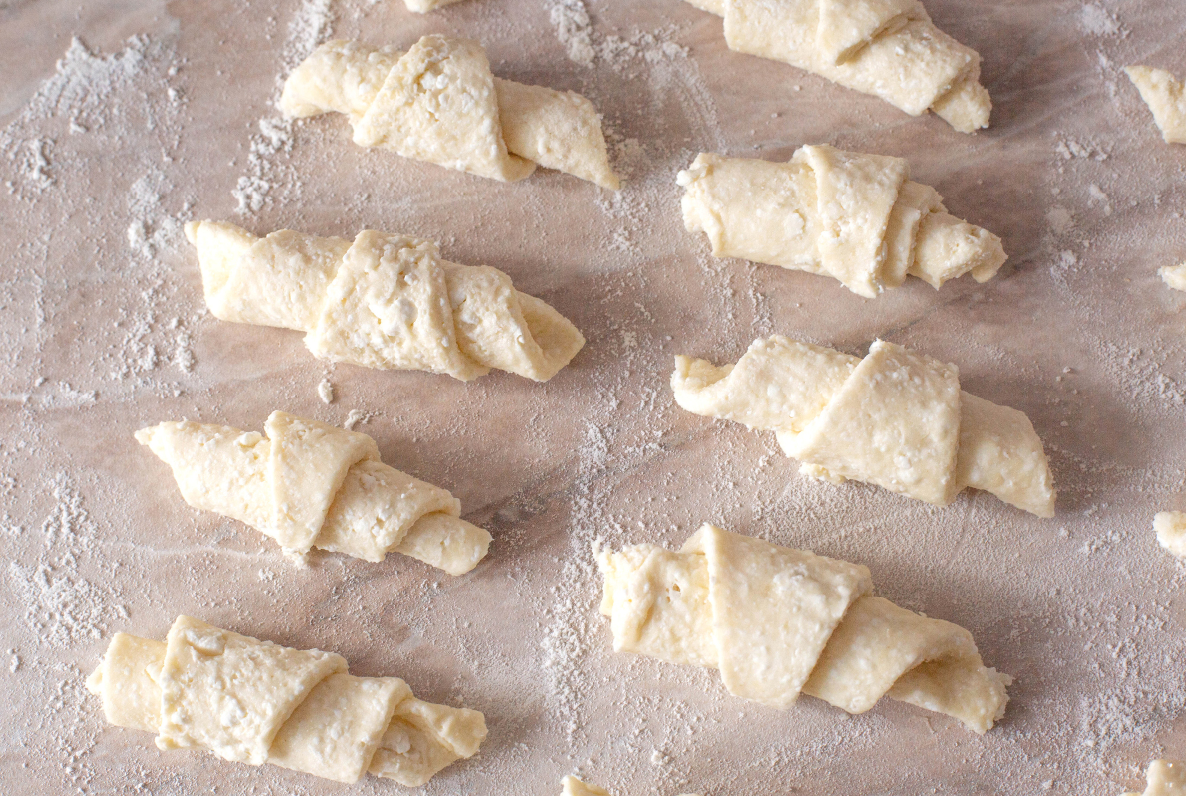 croissants non cuits