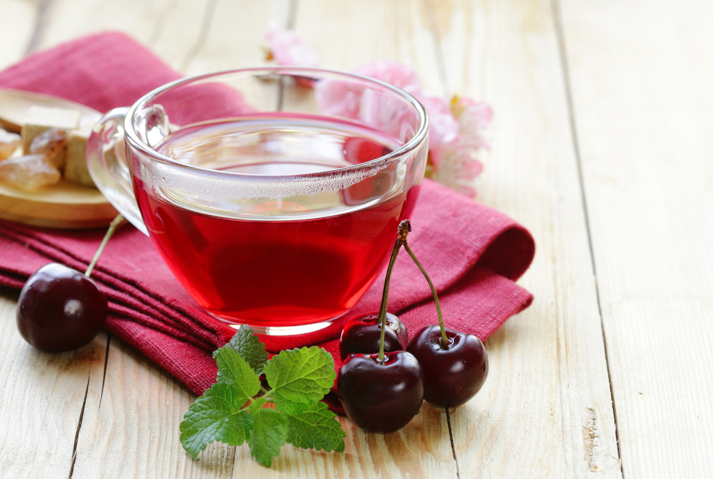 Thé aux cerises