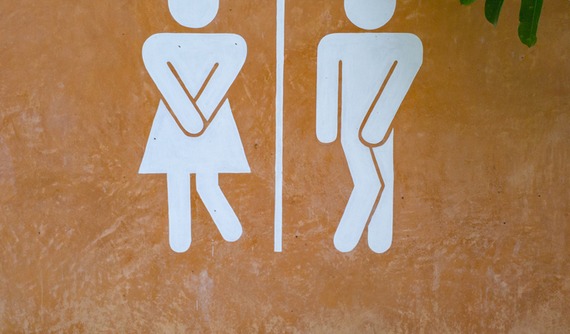 Frau und Mann, Beckenboden