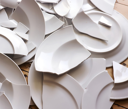 Prima del matrimonio: porcellana rotta