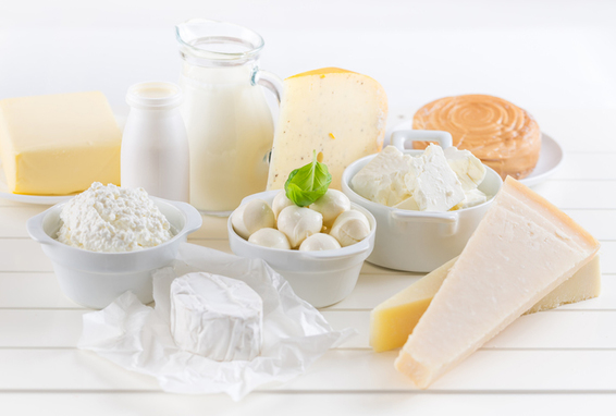 Milchprodukte enthalten Kalzium