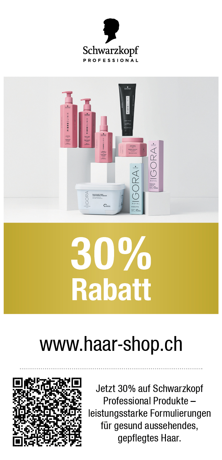 Gutschein: haar-shop.ch Schwarzkopf Professional: 30% Rabatt