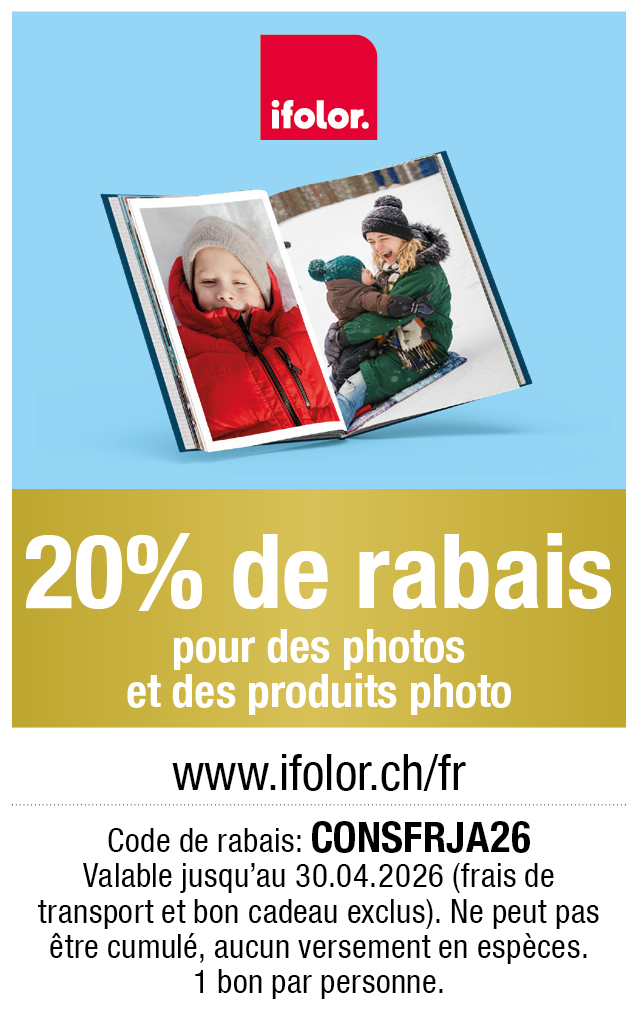 Bon: 20% de rabais pour des photos e des produits photo chez ifolor