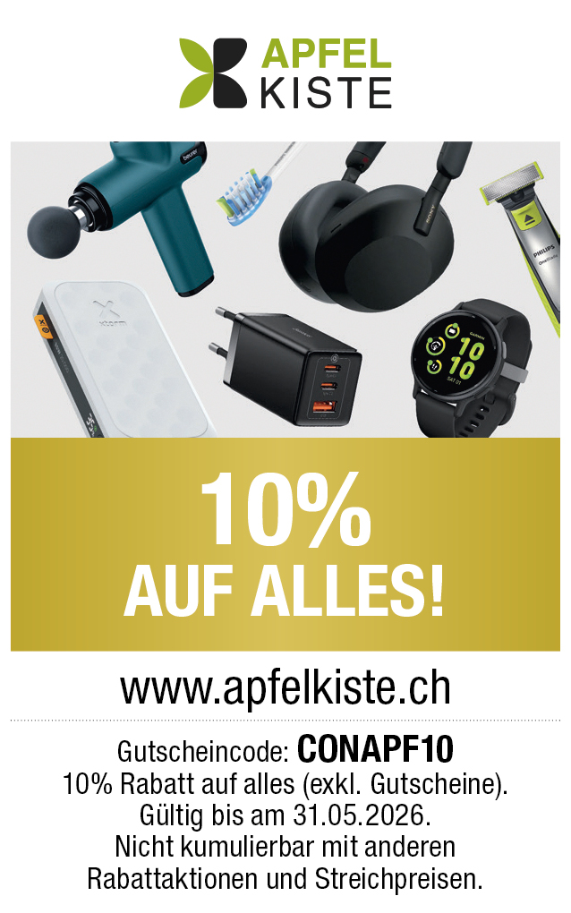 Gutschein: 10% Rabatt bei Apfelkiste.ch