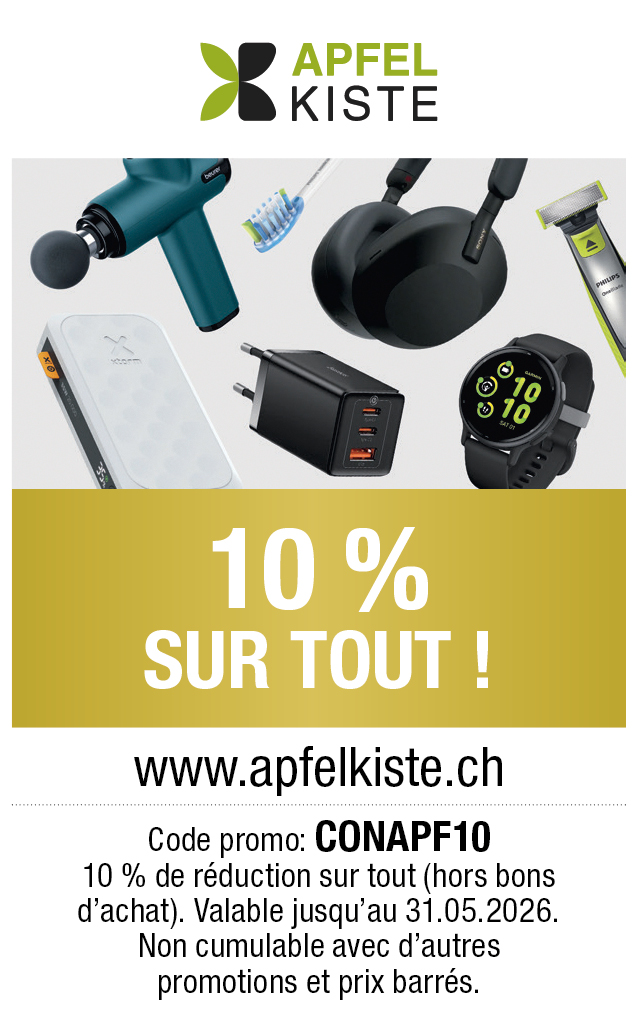 Bon: 10% de réduction chez Apfelkiste