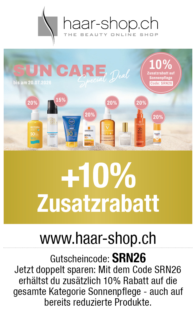 Health Boost Deals: +10% Zusatzrabatt bei haar-shop.ch