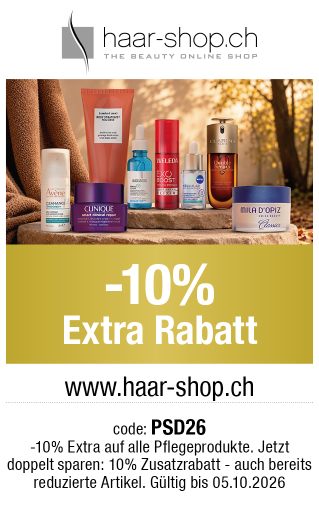 Health Boost Deals: +10% Zusatzrabatt bei haar-shop.ch