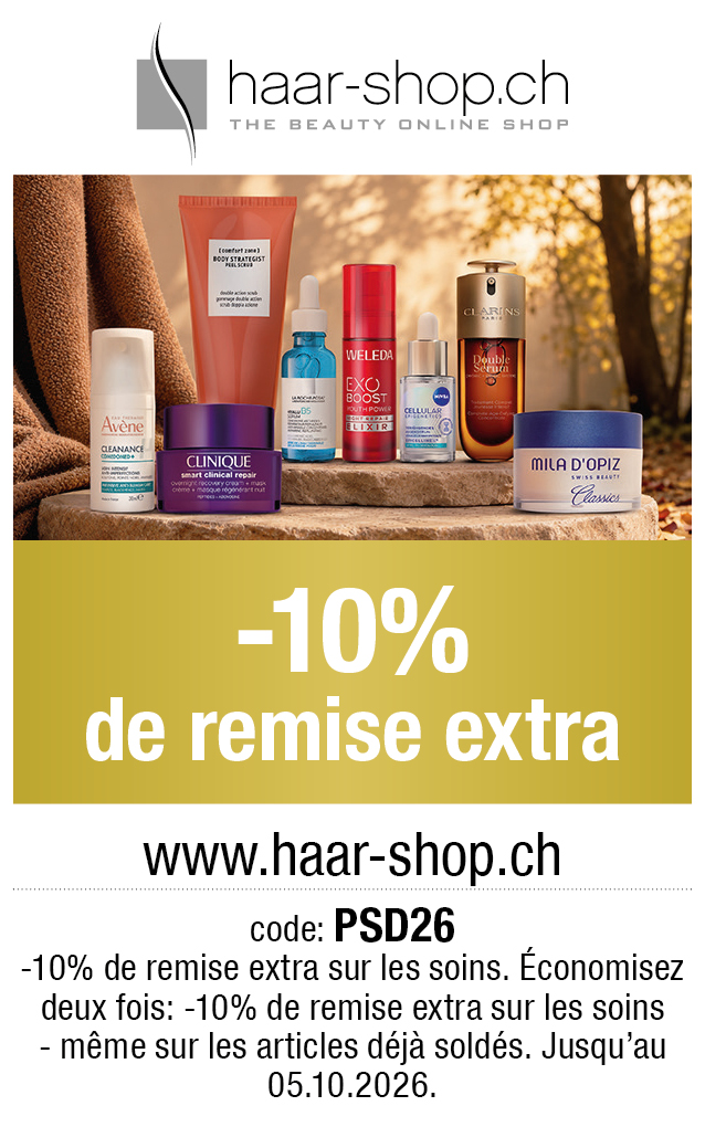+10% de remise chez haar-shop.ch